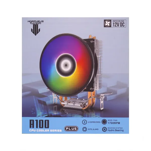VENTILADOR CPU S/1700/1200/11151/AM4 A100 ARGB MORPHEUS