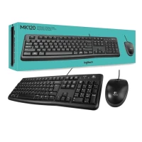 Logitech Desktop MK120 - Juego de teclado y ratón - USB